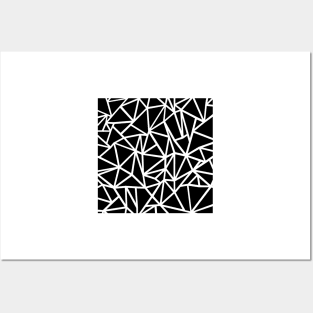 Abstract Outline Thick Black Posters and Art